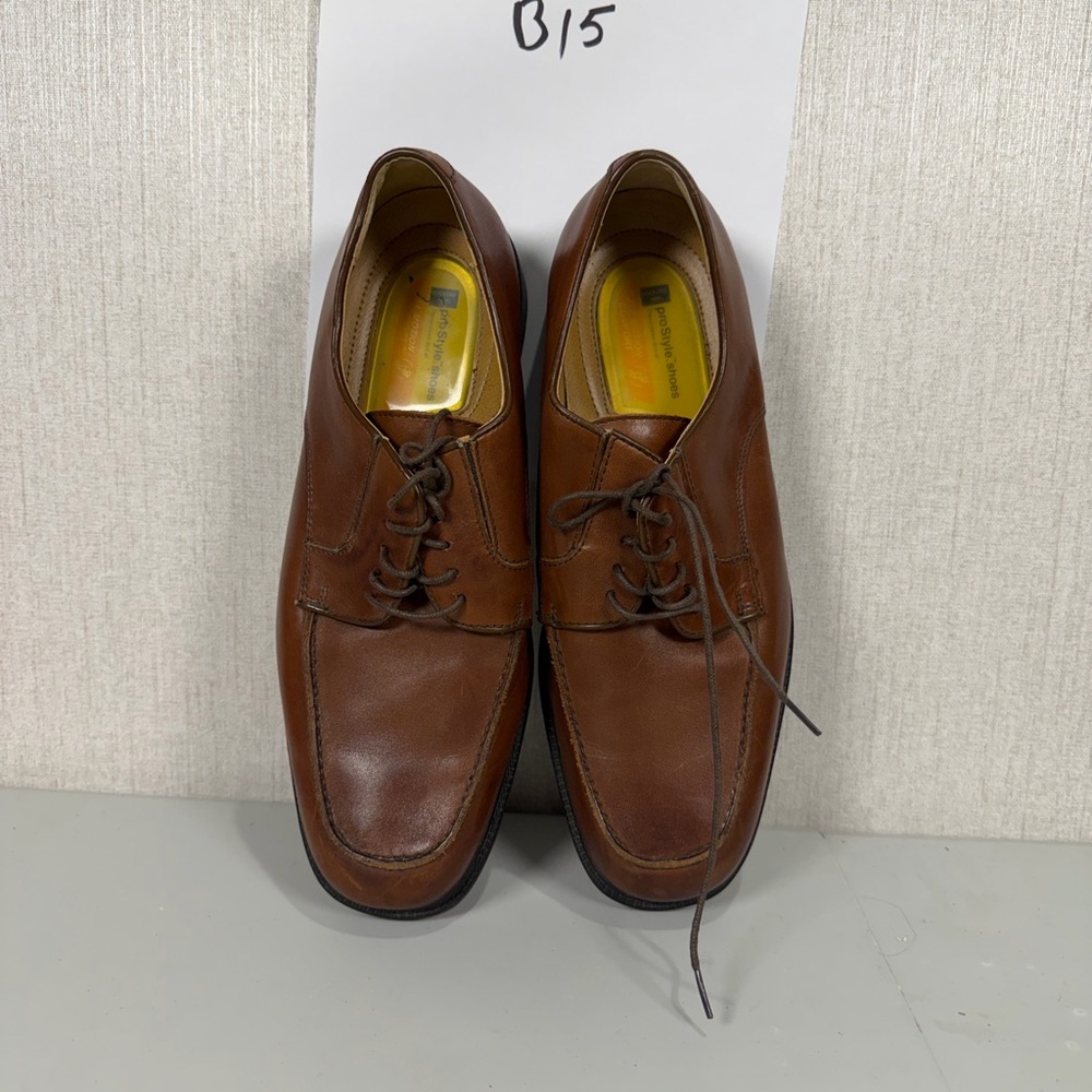 Dockers Brown‎ Leather Lace-Up Oxfords